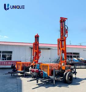 Pequeño portátil 150mTrailer Montado Pozo de agua Plataforma de perforación rotativa Plataforma de perforación de minas Máquina de perforación de pozos para la venta - Product Image 6