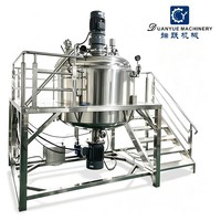Cuve d'émulsification sous vide, homogénéisateur à cisaillement élevé, équipement de mélange pour la production de crèmes, gels, pâtes, lotions, onguents et produits alimentaires