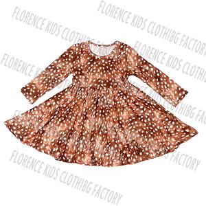 DH OEM vestido de las ninas acción de gracias al por mayor calabaza niños encaje Falda larga bebé niñas vestidos 6-12 meses - Product Image 6