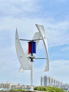 Generador Eólico de Eje Vertical ELEGE de 5KW, 24V/48V, con Batería de Iones de Litio para Uso Doméstico, Modelo EL-X-7241134, 2kw 3kw 12v 48v - Product Image 6