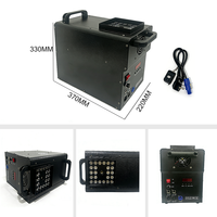 MINGLANG 1500W LED RGB Machine à fumée à pulvérisation de brouillard DMX512 Télécommande Construction en fer Garantie 1 an pour les événements de fête/mariage