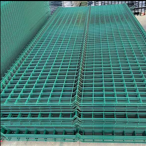 3D hàng rào Dip hàn dây lưới đào hình dạng uốn cong dọc lamele gỗ 2500*1700*4 mét lưới vuông 3D hàng rào - Product Image 2