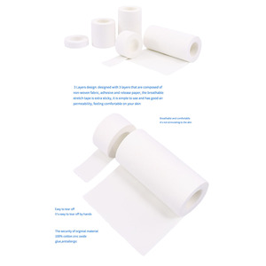 Cinta Adhesiva Médica de Alta Calidad en Oferta, Cinta Adhesiva de Óxido de Zinc, Vendaje Perforado - Product Image 3