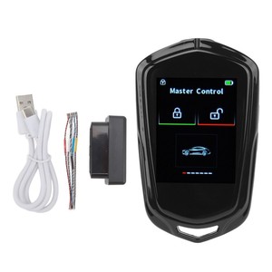 Smart LCD chiave porta serratura automatica e chiave di sblocco Anti smarrimento chiave Auto per un clic Start Auto nera - Product Image 1