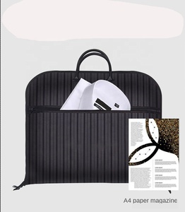 Bolsa de Almacenamiento de Equipaje Plegable, Resistente al Agua y a las Polillas, con Asas de Cuero, Material Oxford PVC, Funda para Ropa de Viaje - Product Image 3
