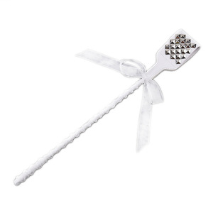 SM Adult Sex Toys Court Droit Fouet Blanc Rivet Cul Slap Passion Jouets Discothèque Flirter Outils Longe En Cuir Slap - Product Image 1