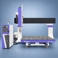 Machine de gravure CNC 5 axes ATC 1325 robuste pour le bois 3D avec changeur d'outils – Prix du routeur CNC