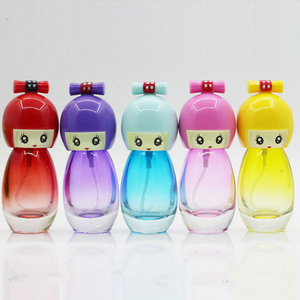 Flacon de parfum vide en verre mignon 20 ml, coloré, rechargeable avec bouchon à vis - Product Image 1