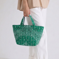 Sac fourre-tout matelassé à imprimé cachemire, doublure réversible à carreaux, sac à main zippé, bandoulière amovible et réglable, sac de voyage décontracté à porter en bandoulière