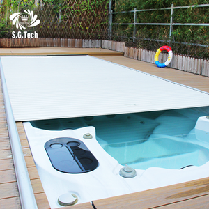 Automatisches Pool-Aluminiumrollladen Motorisierte Abdeckung für Eingebaute <span class=keywords><strong>Pools</strong></span> - Product Image 1