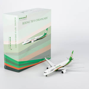โมเดลเครื่องบินโลหะ 1/400 <span class=keywords><strong>B787</strong></span>-9 ไต้หวัน อีวีเอแอร์ B-17882/B-17883 - Product Image 1