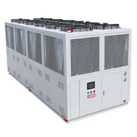 "Refroidisseur d'eau refroidi par air de 100/120 tonnes avec compression à vis et système de refroidissement automatique (220V)"