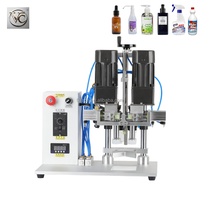Machine de capsulage semi-automatique électrique FKJX à couple réglable, capsuleuse à vis à changement rapide, pour différents formats de contenants alimentaires en plastique