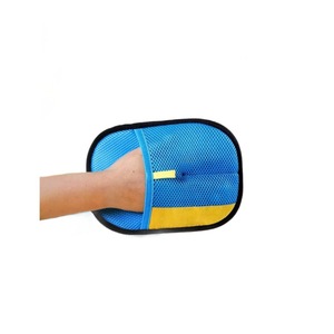 Gant anti-poils pour animaux ZYP bleu, outil de toilettage à électricité statique pour chiens, chats et nettoyage de meubles - Product Image 2