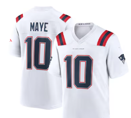 Erkek gençlik kadın amerikan futbolu Jersey New England 10 Drake Maye 8 Stefon Diggs 12 Brady dikişli Jersey nefes - Product Image 5