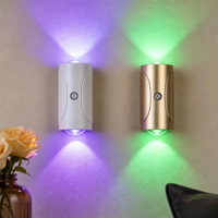 Lampe murale intelligente LED RGB avec télécommande USB, 16 couleurs dégradées, détecteur de mouvement, pour chambre à coucher et salle de jeux