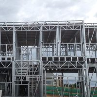 Maison préfabriquée modulaire de luxe au design moderne AS/US, installation rapide, maison en bois