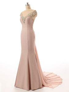 Roupas novas estilos 2023 rendas vestido de noiva com cristais coloridos manga longa vestidos nupciais vestidos mulheres festa - Product Image 2