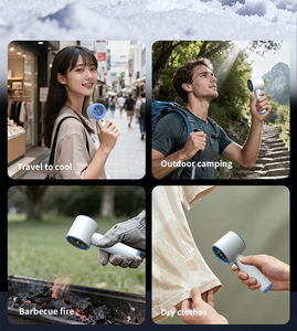 Ventilador de Mano de Alta Velocidad Personalizado de Fábrica al por Mayor, <span class=keywords><strong>Mini</strong></span> Ventilador de Verano 199, Ventilador Turbo Portátil Pequeño Recargable por USB C - Product Image 6