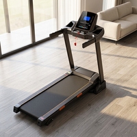 Tapis de course pliable intelligent pour la maison avec support tablette, équipement d'exercice multifonctionnel et silencieux pour intérieur