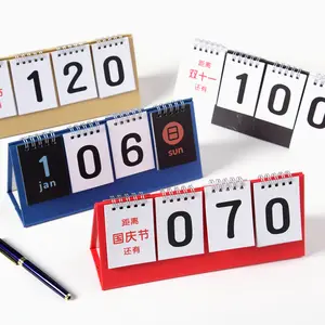 Günstiger Preis Handgemachte magnetische Kalender Holz Mode Design Werbung Geschenke Logo Druck niedlichen Weihnachten Advents kalender