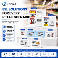 LEEKA Etiquetas Electrónicas para Estantes de Todos los Tamaños, de 1.54 a 7.5 Pulgadas, Etiquetas de Precio Digitales Inalámbricas ESL con Tinta Electrónica para Supermercados