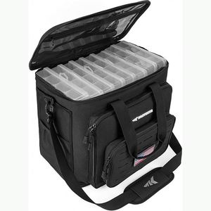 Sac à dos de pêche avec porte-cannes et 4 boîtes à pêche, sac de pêche d'extérieur avec housse de pluie imperméable, échantillon gratuit - Product Image 2