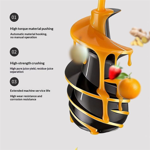 Extracteur de jus électrique commercial multifonctionnel à froid en acier inoxydable, machine à mastication - Product Image 2