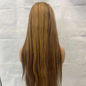 Pelucas de Cabello Humano con Frente de Encaje Completo de <span class=keywords><strong>Vietnam</strong></span> en Colores Piano para Mujeres Negras - Product Image 2