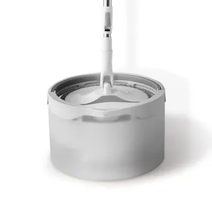 Giratório desmontável para lavar rotação, balde com água separada telescópica limpeza fácil giratória 360