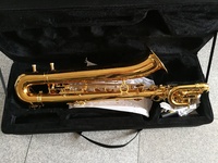 Best Sell Eb Baritone Sax OEM Good Quality Gold Lacquer Yellow Brass Sax Body Eb Tone / Key Baritone Saxophone (JBS-1110L)
