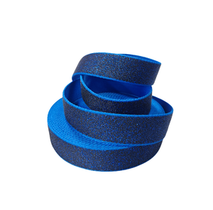 Vente chaude fabricant 1 pouce de <span class=keywords><strong>large</strong></span> or Bling brillant <span class=keywords><strong>ceinture</strong></span> élastique 10-50mm sangle <span class=keywords><strong>pour</strong></span> jupes sacs chaussures - Product Image 2
