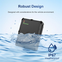 Localizador GPS para Vehículos con Múltiples Funciones de Alarma, Tamaño Pequeño, Succión Magnética, Batería de Larga Duración, 4G LTE, Beidou, GPRS, GSM, Aplicación Android y PC