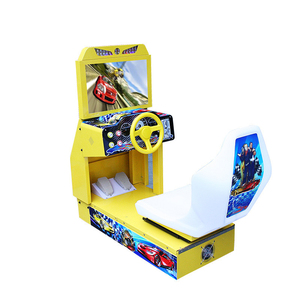 Juego de simulación de coche arcade para niños y niñas, máquina de juego de carreras con moneda, funciona con una conducción electrónica - Product Image 2