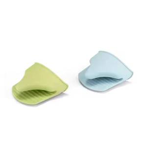 New Arrivals Wholesale Customized <b>Mini</b> Oven Heat Resistant Kitchens <b>Microwave</b> Safe Cooking Gloves Silicone Mitts - Product Image 2