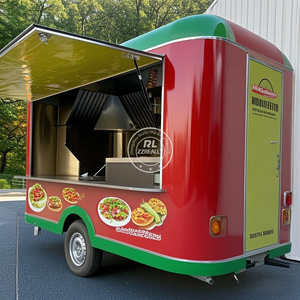 2025 Cheap Price Towable <strong>Food</strong> Trailer Simple <strong>Food</strong> Kiosk Street Mobile Bar Kitchen Small Hot Dog Ice Cream Foodcart Germany - Product Image 6