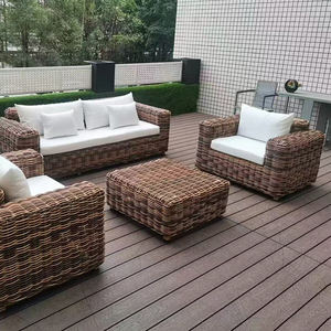 High Quality All-Weather Modern Design Patio Garden Furniture Outdoor <b>Rattan</b> Set for Park Outside on Sale - Product Image 2