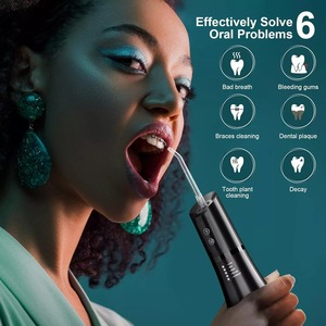 Portable Rechargeable 400ml <span class=keywords><strong>Fil</strong></span> <span class=keywords><strong>Dentaire</strong></span> Nettoyeur De <span class=keywords><strong>Dents</strong></span> IPX7 Étanche Sans <span class=keywords><strong>Fil</strong></span> Oral <span class=keywords><strong>Dents</strong></span> Irrigateur Hydropulseur - Product Image 6