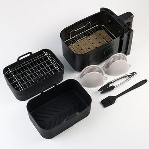 Paquet de <span class=keywords><strong>2</strong></span> pièces de friteuse à <span class=keywords><strong>air</strong></span> rectangulaire durable avec logo personnalisé, pot en silicone, doublures en silicone réutilisables pour friteuse à <span class=keywords><strong>air</strong></span> <span class=keywords><strong>Ninja</strong></span> à double <span class=keywords><strong>panier</strong></span> - Product Image 5