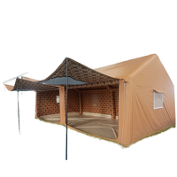 Tente gonflable imperméable en tissu Oxford à imprimé arabe, automatique quatre saisons pour le camping en plein air dans le désert