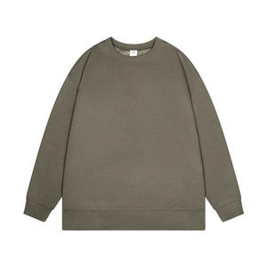 Haute qualité coton unisexe surdimensionné blanc grande taille col rond femmes sweat personnalisé brodé hommes sweat - Product Image 2