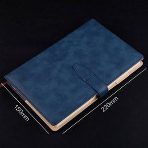 Popular Mini 200-Page A5 Office Planner Business Diary with PU Leather Buckle for <b>Gifts</b> 100 Inner Sheets - Product Image 4