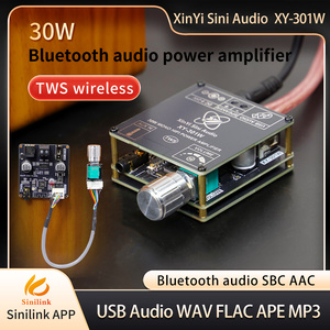 บอร์ดเครื่องขยายเสียงดิจิตอลบลูทูธ30W XY-301W โมดูลเสียงโมโนพร้อมฟังก์ชั่นการจับคู่ไร้สายที่แท้จริง TWS - Product Image 4