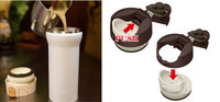 Tasse de voyage isolée à double paroi de 500ml Grandes tasses à café et à thé thermiques avec logo portable et couvercle