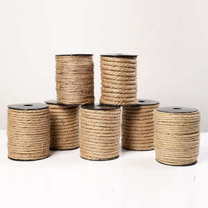 <span class=keywords><strong>Corde</strong></span> de jute <span class=keywords><strong>naturelle</strong></span> de différentes tailles (2,5 mm à 11 mm) pour le bricolage, cordon de chanvre pour matériaux artisanaux, ficelle de jute torsadée pour la décoration de la maison - Product Image 2
