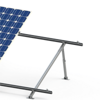 Support en aluminium pour panneaux solaires, système de montage inclinable pour panneaux solaires, montage sur toit plat en aluminium