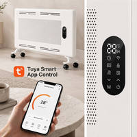 Panneau chauffant infrarouge intelligent mural ultra-mince en graphène 1000W, compatible Tuya WiFi, CE ERP Lot 20 UKCA, OEM, logo personnalisé B67F