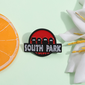 Broche en émail South Park de style européen et <span class=keywords><strong>américain</strong></span>, accessoire de mode pour vêtements, cadeau pour amis - Product Image 2