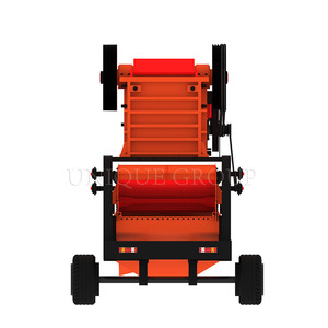 Trituradora de mandíbula portátil móvil con motor diésel 250x400, trituradora de roca dorada - Product Image 2