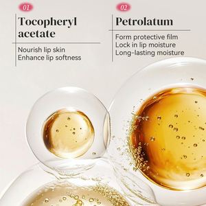 KORMESIC Private Label OEM Organic 16g Korean Fruit Two Color <b>Lip</b> Balm Avocado Strawberry Nourishing Moisturizing Fruit <b>Lip</b> Gel - Product Image 5